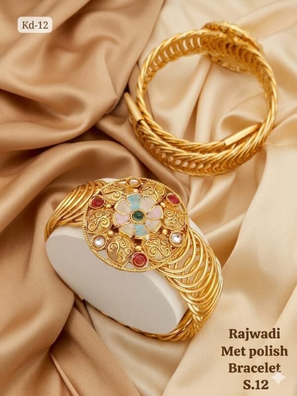 Rajwadi met polish bracelet