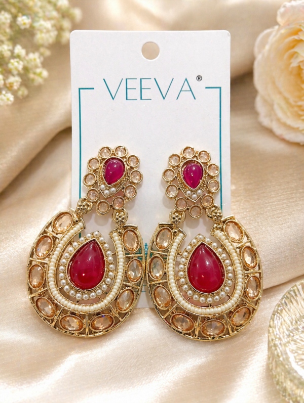 stone work earings