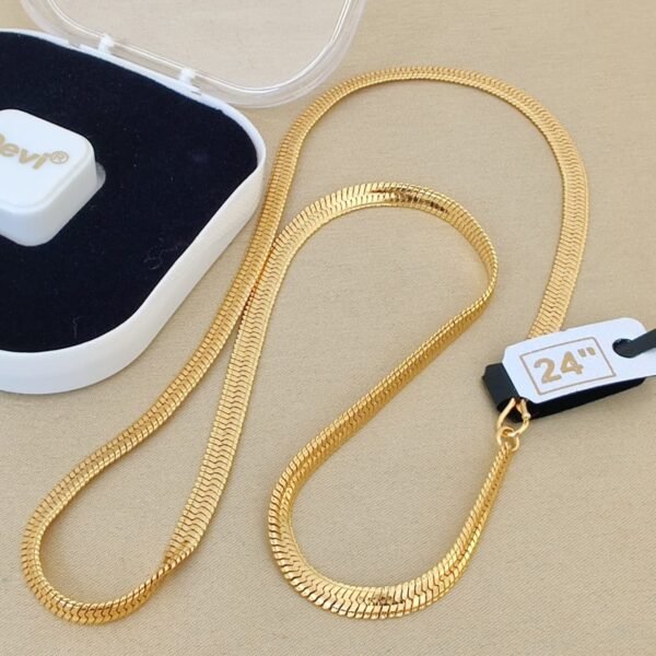 one gram gold plated men's chain
