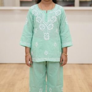 chikankari-kurti-with-plazo-for-girls-2