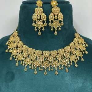 gold-plated-necklace-with-earrings