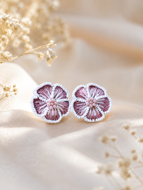 handmade stud earrings