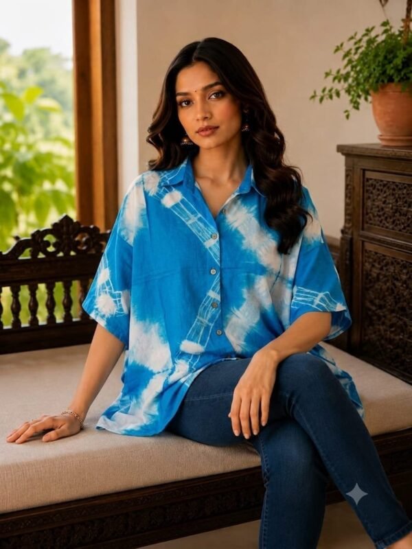 hand block printed shirt