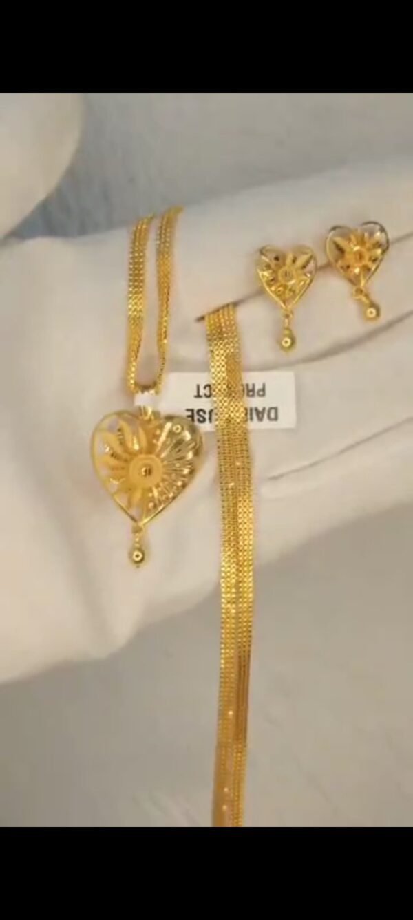 one gram gold plated set